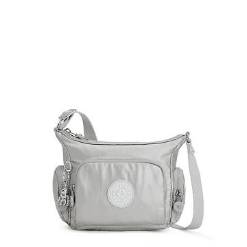 Kipling Gabbie Mini Metallic Crossbody Táska Titán | HU 1123LI